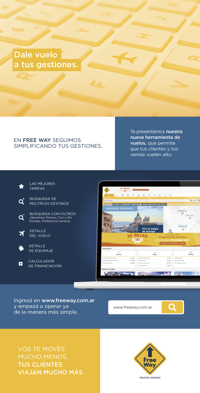 Nueva Web: Tus ventas vuelan alto